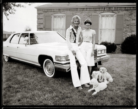 Bob Hower, Couple with White Cadillac. Jefferson County 1977